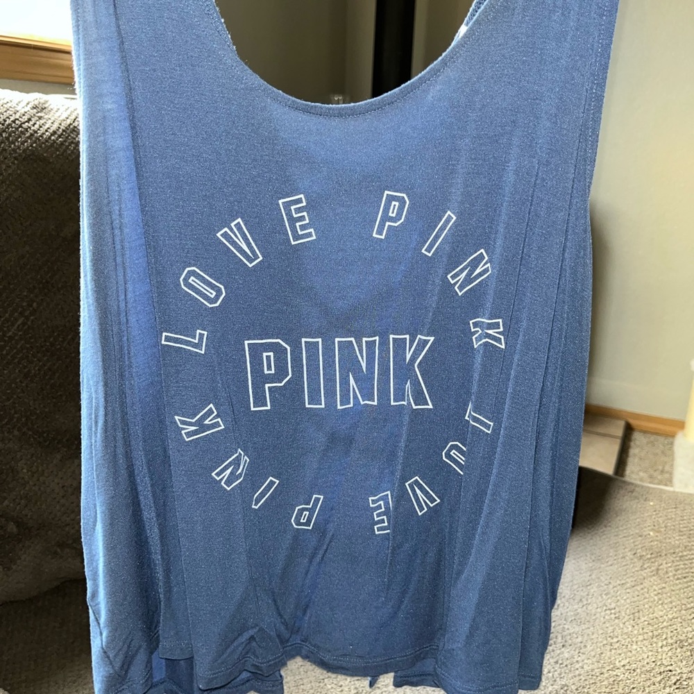 Medium VS/Pink open back tank